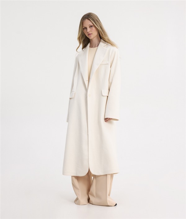 SSG NORA COAT OFF WHITE